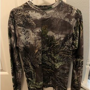 Browning Camo long sleeve activewear shirt